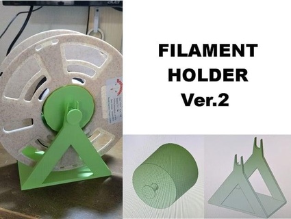 filamento titolare supporto ver2 ky3dprnting 3d print model - Mito3D