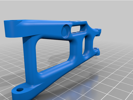 kyosho fazer mk2 front suspension arm set madvan rage olz90 3d print model - Mito3D
