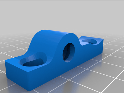 revised filament bracket ender 5 plus dd beboyle 3d print model - Mito3D