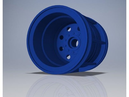 tamiya mad bull front rim wheel retardsquest 3d print model - Mito3D