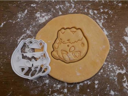 biscotto taglierina Togetti pok lun dimensioncreativa 3d print model - Mito3D
