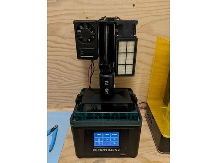 elegoo Mars 2 filtre ısıtıcı sashalex007 3d print model - Mito3D
