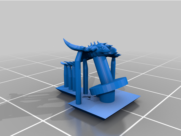 epik ölçek manşet iblis zengin 3D print model - Mito3D