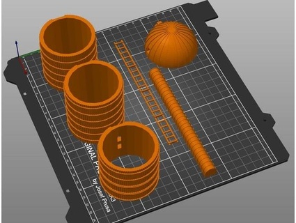 grain silo 28mm 32mm miniatures graines chaos 3d print model - Mito3D