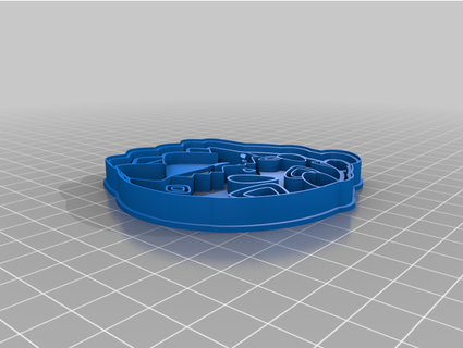 biscotto taglierina Togetti pok lun dimensioncreativa 3d print model - Mito3D