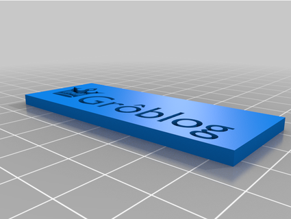 Moria etiket izci acı verici 3d print model - Mito3D