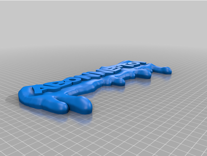 logo abonne-toi body-3d 3d print model - Mito3D