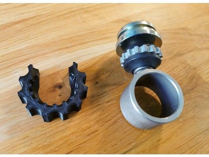 hlins suspension - large adjuster knob magnust 3d print model - Mito3D