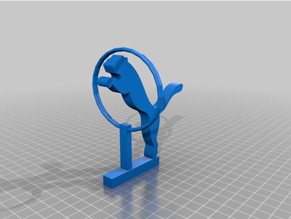 springender puma dirksbastelbude 3d print model - Mito3D