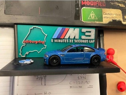 heiße Reifen BMW m3 e46 Anzeige Base gigapenguin3dprinting 3d print model - Mito3D
