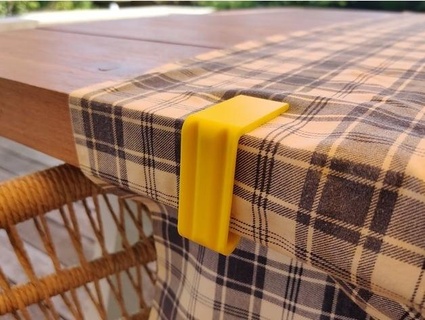 toalha mesa grampo braçadeira 45mm Grosso tabela francisdb 3d print model - Mito3D