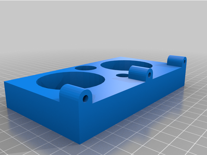 simple perpendicular mount xses 3d print model - Mito3D