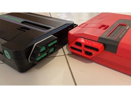 twindiamond - twin famicom expansion nes & snes controller thejeffchen 3d print model - Mito3D