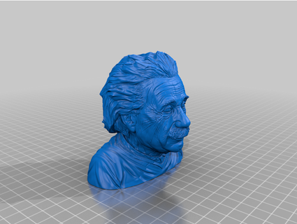 Albert Einstein cerveau collage joopfd 3d print model - Mito3D