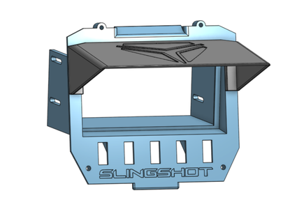 polaris estilingue rádio monte viseira juststin 3d print model - Mito3D