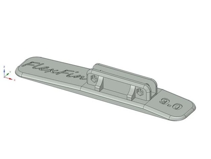 pinna scorta gumotex Barche eiseti 3d print model - Mito3D