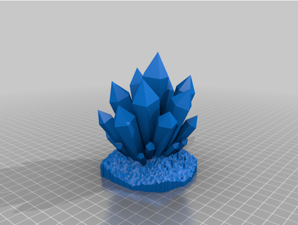 Kristall Cluster Lichter thatguykeek 3d print model - Mito3D