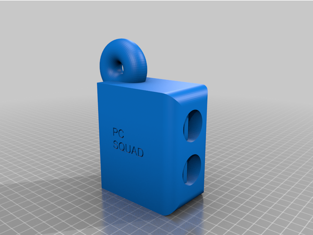 pc squadra desktop portachiavi giorg3d 3D print model - Mito3D