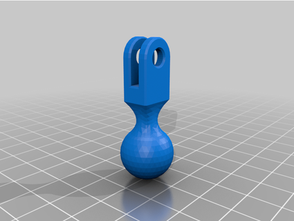 bola junta universal phone suporte bagel macio 3d print model - Mito3D