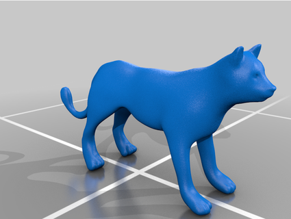 cat dot-kit 3d print model - Mito3D
