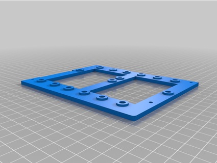 atx rpi montaje tablero 24x pc caso funda 3dp cases 3d print model - Mito3D