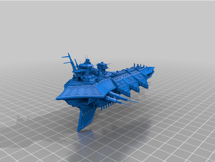 corrupteur classe super transporteur skaltar 3d print model - Mito3D
