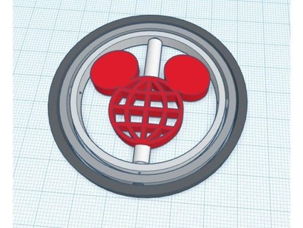 mickey world gyro rkxone 3d print model - Mito3D