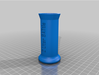 2 Liter Schlacht Remix Wasserspeier 3d print model - Mito3D