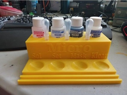 tcpiii 39 ler mikro marka çözümler Kulp destek çıkartmalar sıvı maskeleme hazır 3d print model - Mito3D