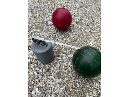 bocce ball measuring cup cal82 3d print model - Mito3D