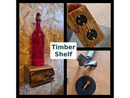 timber shelf gcodeprintr 3d print model - Mito3D