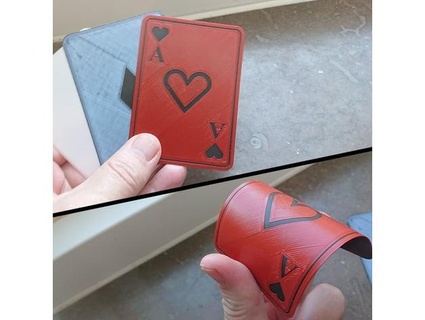 play card experiment vikingfabian 3d print model - Mito3D
