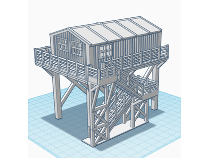 elevado cobertizo mikesrailway 3d print model - Mito3D