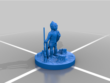 Jimbo gnome artificier traductrice 3d print model - Mito3D