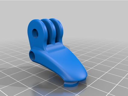 2fiddy gopro mount theummagawdco 3d print model - Mito3D