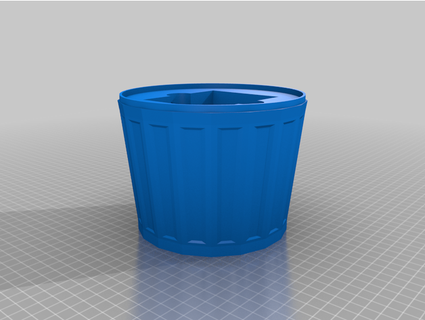 mtg commandant ordures poubelle plate forme boîte rianocère 3d print model - Mito3D