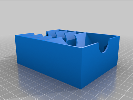 lotr lcg card & counters box improved mojojosiah 3d print model - Mito3D