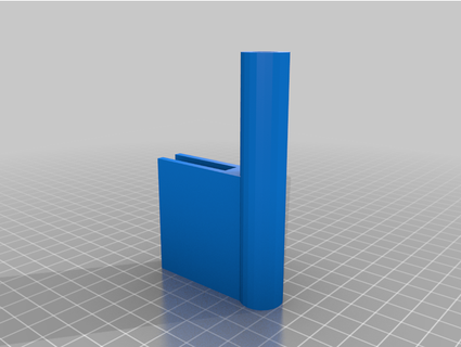hdb bto parapet railing clip small bamboo trellis burgerdeel 3d print model - Mito3D