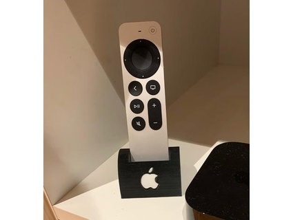 apple tv 4k remote stand 2nd generation redsward 3d print model - Mito3D