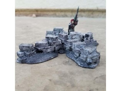 ruins Ellie valkyrie 3d print model - Mito3D