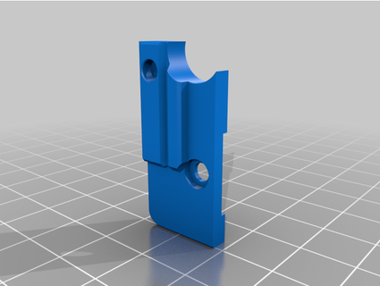 armless adjustable bltouch mount cupcakefarming 3d print model - Mito3D