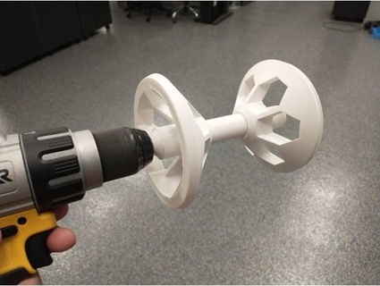 drill chuck filament winder sjogerst 3d print model - Mito3D