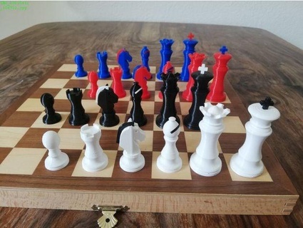jeu d'échecs version 1 escadron poivrons 3d print model - Mito3D
