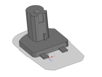 bateria conector Ryobi oneplus romena 3d print model - Mito3D