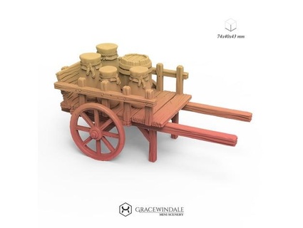 Chariot pots enfer 3d print model - Mito3D