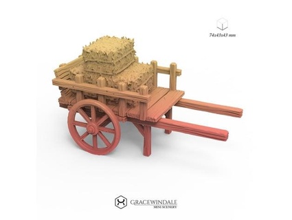 cart hay bricks narnaa 3d print model - Mito3D