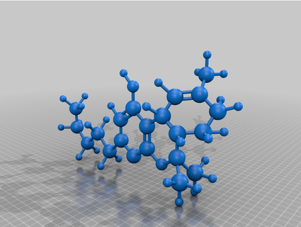 molecules like 3d kanucanoe 3d print model - Mito3D