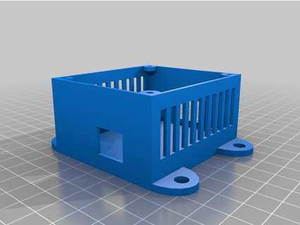 300w constant current adjustable buck converter mount case devbloggs 3d print model - Mito3D