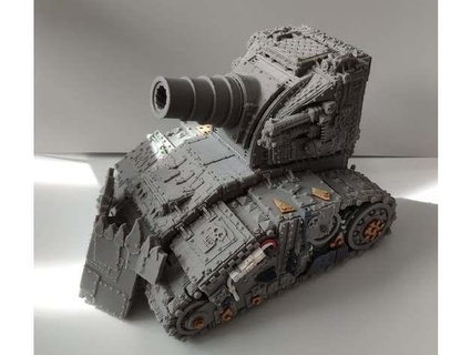 saccheggiato cannone pulito 3d print model - Mito3D