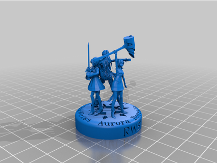 aurora borealis figure random fandoms 3d print model - Mito3D